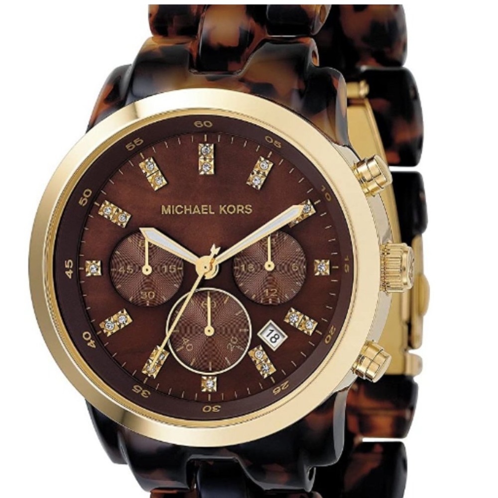 Michael Kors Womens Tortoise Watch